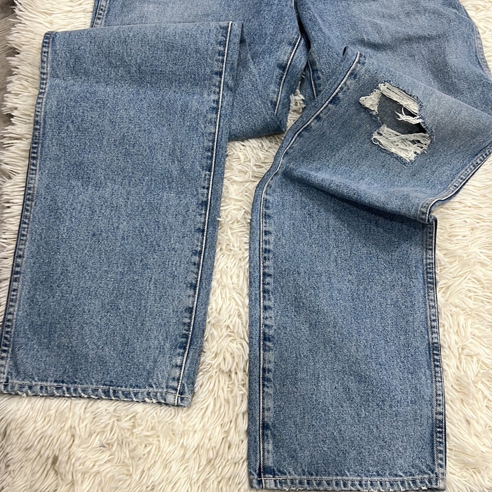 GRLFRND | NEW Sara Super High Rise Slim Straight Jeans in Red Rock Size 30 - Picture 4 of 11